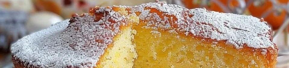Homemade three-layer milk lemon cake, blessed with orange sponge cake, sweet and sour interweaving, rich taste, killing all desserts!