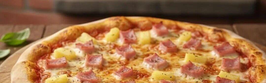 A classic recipe for homemade Hawaiian pizza and chicken enmoradas rolls